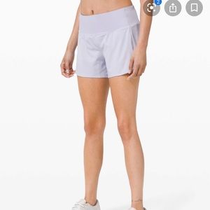 NWT Lululemon Speed Up Short 4” Serene Blue Shorts